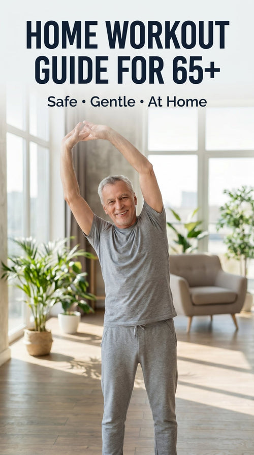 Home Workout Guide for People 65 and Older + FREE 7-Day Healthy Meal Plan