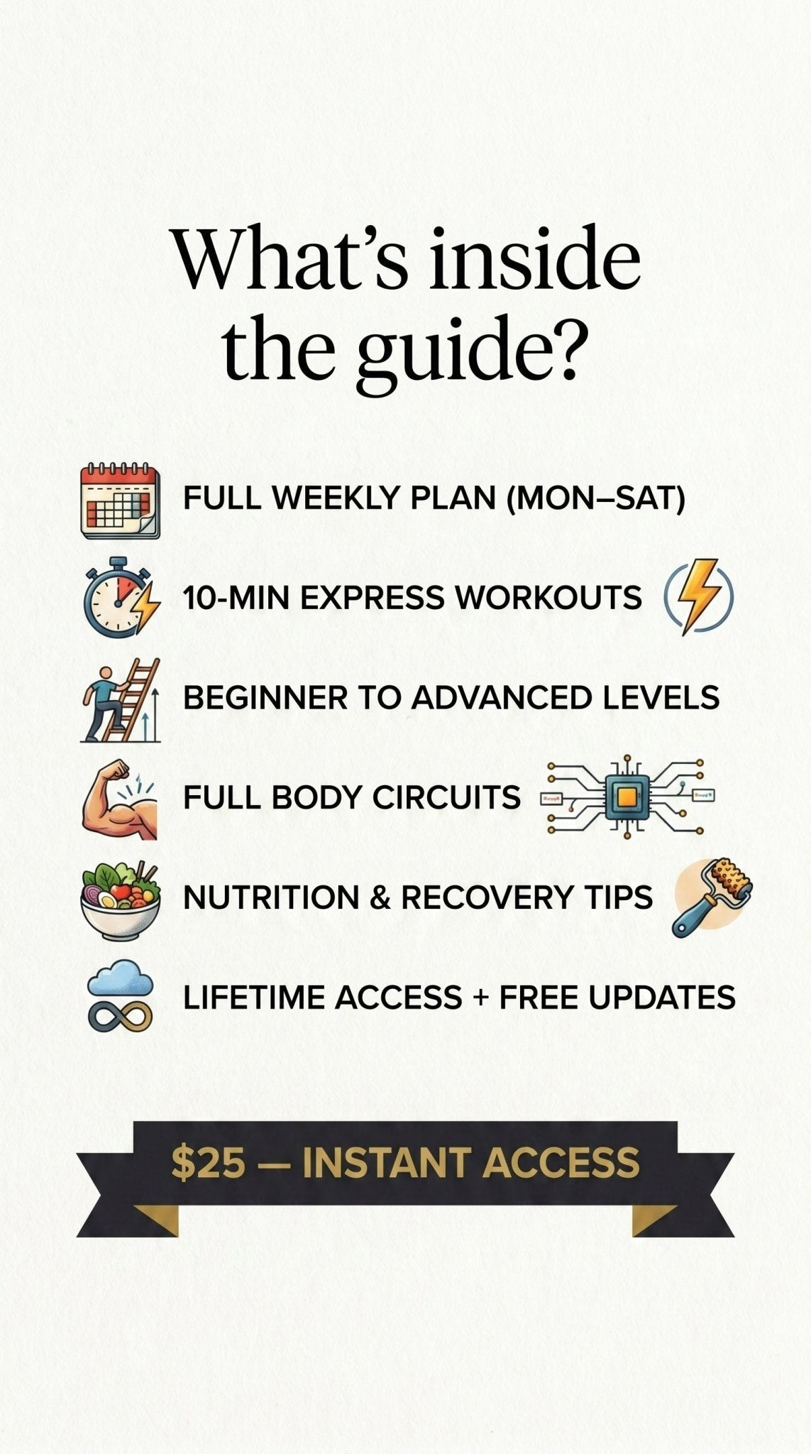 Home Workout Guide for People 65 and Older + FREE 7-Day Healthy Meal Plan