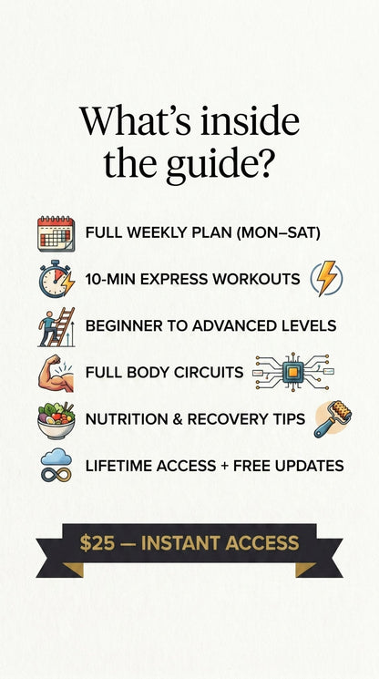 Home Workout Guide for People 65 and Older + FREE 7-Day Healthy Meal Plan