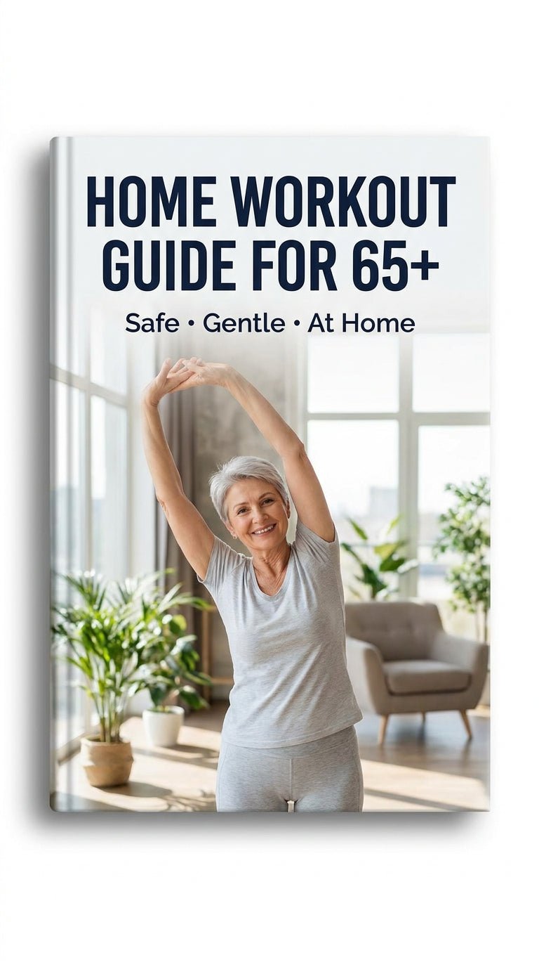 Home Workout Guide for People 65 and Older + FREE 7-Day Healthy Meal Plan
